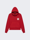 Amiri Long-sleeved Hooded Hoodie In Red
