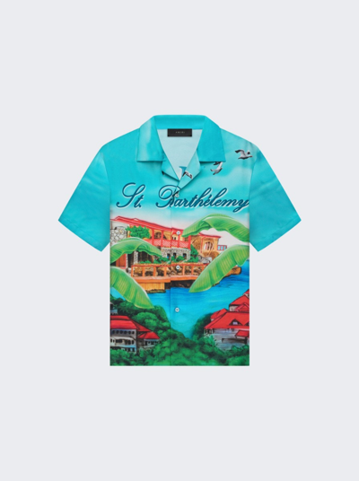 Amiri Eden Rock Bowling Shirt In Multicolor