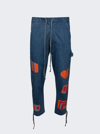 GREG LAUREN GEE'S BEND PATCH OVERALL LOUNGE PANT