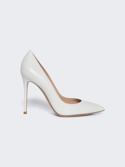 Gianvito Rossi Gianvito 105 Pumps In White Leather