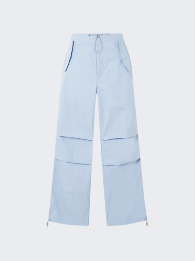 Dion Lee Toggle Waist Parachute Pants In Blue