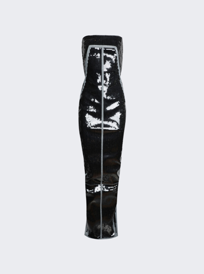 Rick Owens Embroidered Bustier Gown
