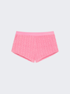GIVENCHY MINI SHORTS IN 4G COTTON TOWELING JACQUARD