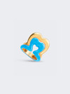 Nevernot Show N Tell Ready 2 Burst Ring In Gold And Neon Blue