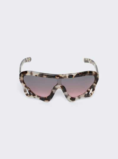Flatlist X Sp5der Beetle Sunglasses In Grey
