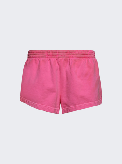 Balenciaga Cotton Jersey Running Shorts In Pink