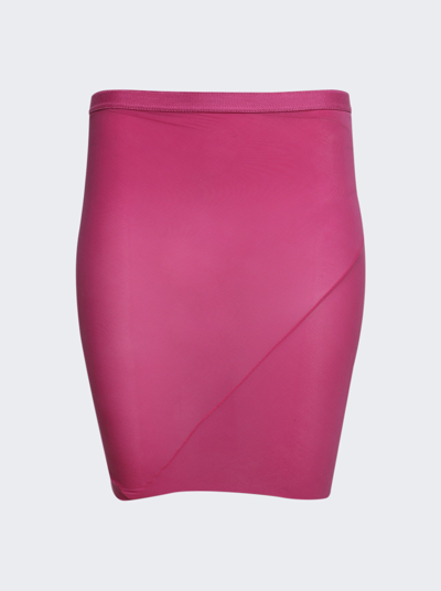 Rick Owens Wolfy Mini Skirt In Hot Pink