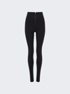 Alaïa Zip-front Leggings In Black
