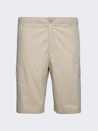 Kenzo Cargo Workwear Short In Beige