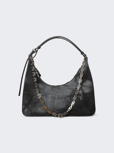 Givenchy Small Moon Cut Out Bag With Chain In Black