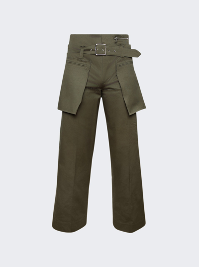 Bluemarble Straight-leg Pants In Khaki