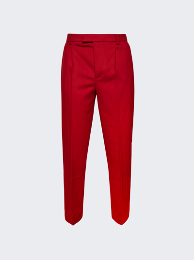 Vtmnts Wool Tailored Pant In Red