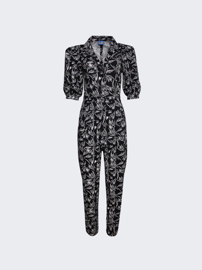 Lhd The Casitas Jumpsuit In Abstract Palm