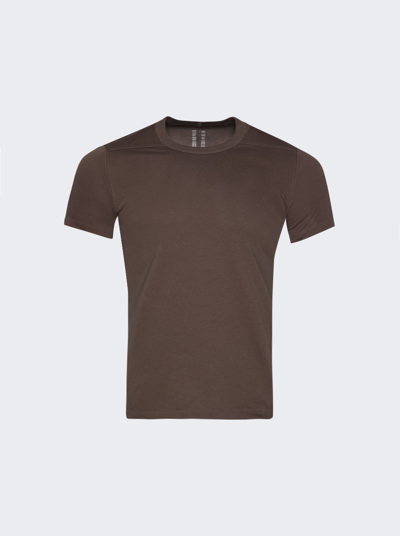 Rick Owens Short Level Tee In Dust