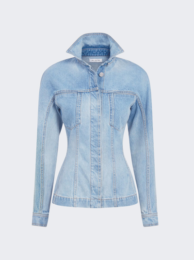 ALAÏA FITTED DENIM JACKET