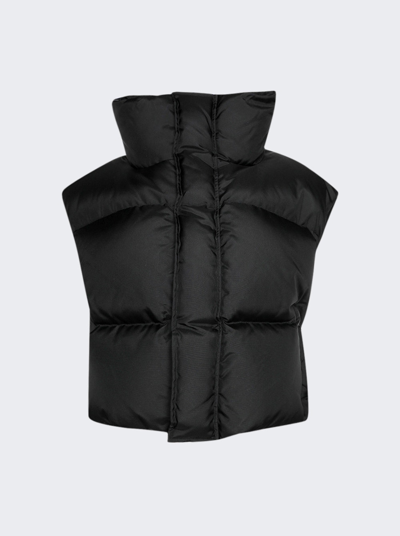Wardrobe.nyc High-neck Down Puffer Vest In Black