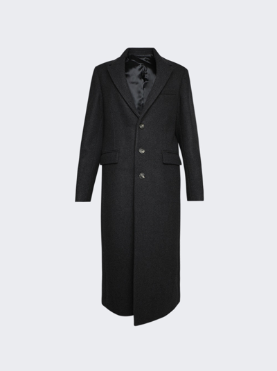 Wardrobe.nyc Single-breasted Wool Coat In Charcoal