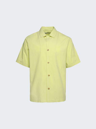 Paris Laundry Classic Summer Shirt In Yellow