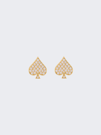 Mysteryjoy Justice Earrings In 18k Yellow Gold