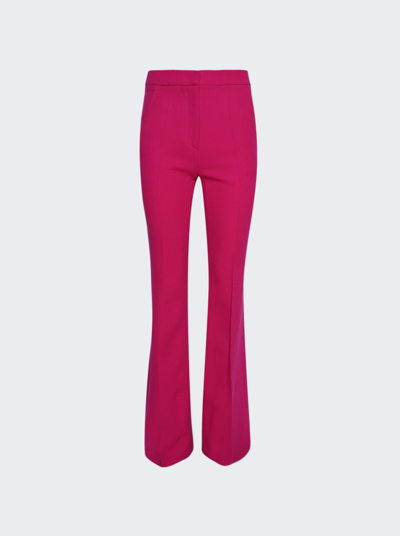 Sergio Hudson Classic Flare Pants In Pink