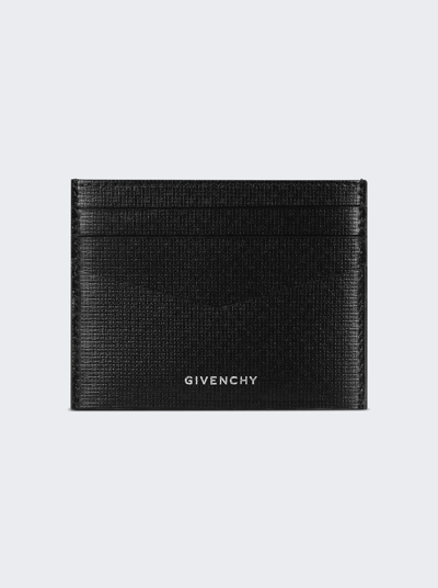 Givenchy Card Holder In 4g Classic Leather In Black