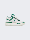 Amiri White & Green Ma-1 Sneakers In White And Green Nubuck