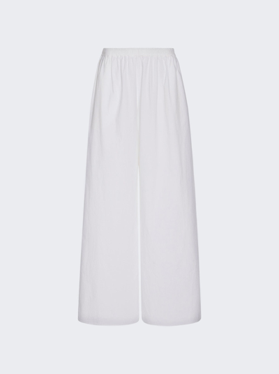 The Row Goyan Cotton Pants In White