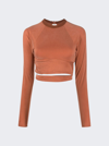 Jacquemus T-shirt Espelho In Cupro In Red