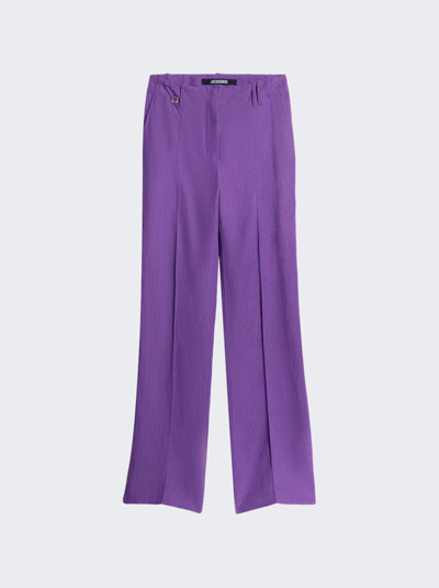 Jacquemus Le Pantalon Cordao In Purple