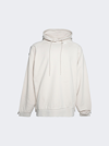 RAF SIMONS WASHED BIG FIT HOODIE WITH CLASPS AND PATCH
