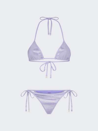 Attico Classic Bikini In Lavender