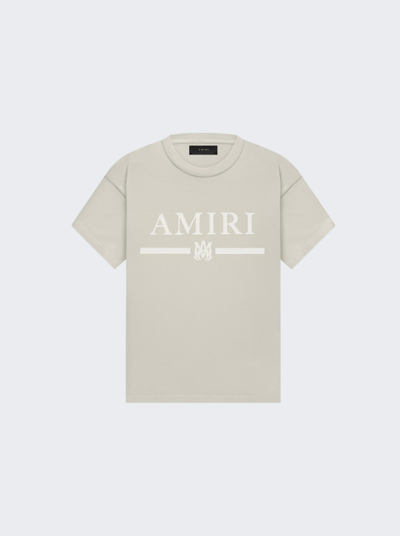 Amiri Ma Bar Logo T-shirt In Alabaster