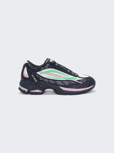 Raf Simons Ultraceptre Sneakers In Dark Blue, Pink, Mint