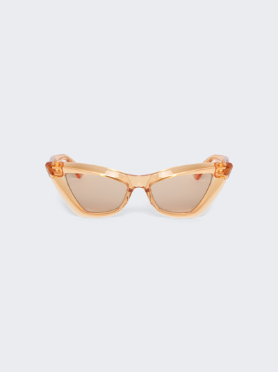 Bottega Veneta Sunglasses In Orange