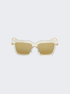 Bottega Veneta Sunglasses In Yellow