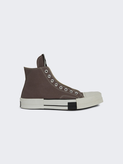 Rick Owens Drkshdw Grey Converse Edition Turbodrk Chuck 70 Trainers In Dust