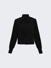 Wardrobe.nyc Scarf Blouse In Black