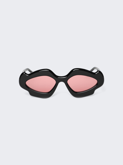 Loewe Flame Paula's Ibiza Round-frame Sunglasses In Pink