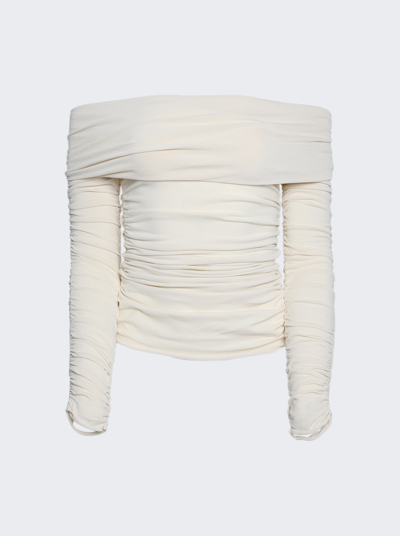 Khaite Zuri Top In Ivory