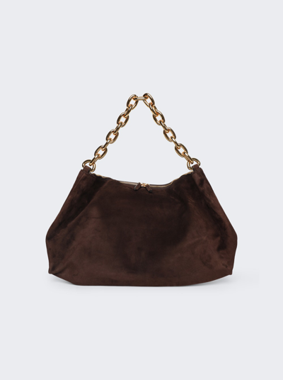 Khaite Clara Shoulder Bag In Coffee