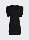 Wardrobe.nyc Cotton-jersey Mini Dress In Black