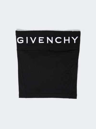 Givenchy Logo-embroidered Stretch-jersey Balaclava In Black