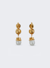 Alighieri The Return To Innocence Pearl Earrings In 24k Gold Plated