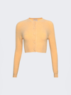 Alexandra Golovanoff Mila Cardigan Crop In Apricot