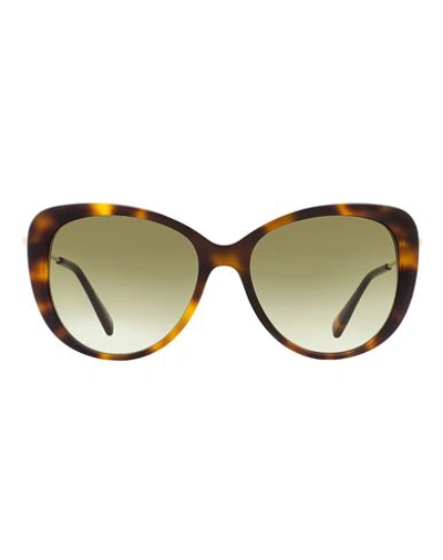 Longchamp Butterfly Lo674s Sunglasses Woman Sunglasses Brown Size 56 Acetate, Metal