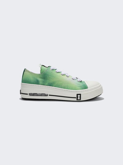 Nahmias Mens Green Comb Five O Tie-dyed Canvas Low-top Trainers In Green Tie Dye