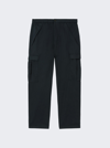 BURBERRY COTTON CARGO TROUSERS NAVY