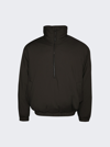 Essentials Puffer Jacket In Off Black