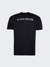 Raf Simons Printed T-shirt In Navy
