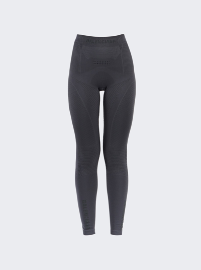 Balenciaga Athletic Leggings In Asphalt Grey